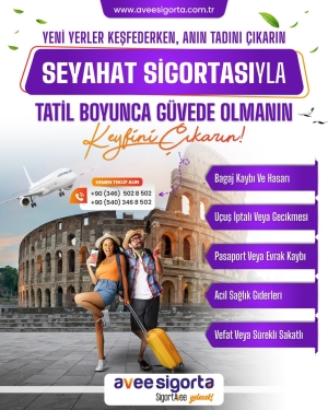 Avee Sigorta Seyahat Sigortası